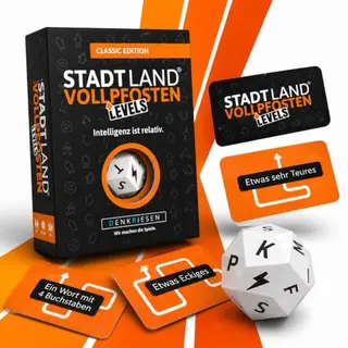 DENKRIESEN Stadt Land VOLLPFOSTEN Levels Classic | Ab 12 Jahren