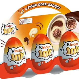 Kinder Joy - Überraschungsei, Design variabel, 3 x 20 g