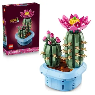 LEGO Botanicals Blühender Kaktus Set - DIY Deko für Pflanzenliebhaber ab 9 Jahren - Geschenkidee