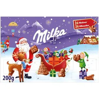 Milka Adventskalender mit 24 Türchen, 200 g