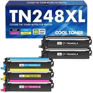 Brother TN248XL TN248 Toner 5er Pack kompatibel für MFC-L3760CDW, L3740CDW, DCP-L3560CDW, HL-L3240CDW u.a. (bis 150 Zeichen)