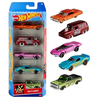 Hot Wheels Autos Set, 5er Pack, verschiedene Spielzeugautos, Maßstab 1:64, für Kinder ab 3 Jahren
