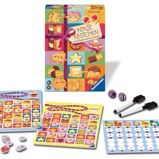 Ravensburger 24749 - Keksekästchen: Roll & Write Spiel für Familien ab 8 Jahren