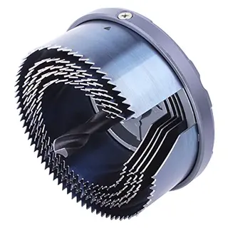wolfcraft Mehrkranzlochsäge Professional, Ø 25-62 mm, 7 Schnellwechsel-Einsätze, Schnitttiefe 33 mm