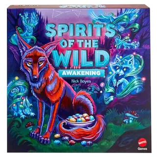 Mattel Games Spirits of The Wild: Awakening - Entspannendes Strategie-Brettspiel für 2 Spieler