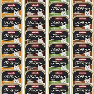 Animonda Vom Feinsten Adult - Nassfutter für Katzen, ohne Getreide und Zucker, 32 x 100 g