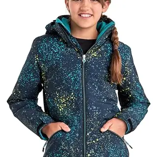 Killtec Mädchen Outdoorjacke mit Kapuze, dunkelnavy, 140