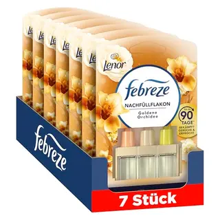 Febreze 3Volution Duftstecker Nachfüllflakon, 7x20 ml, mit 3 wechselnden Düften gegen Gerüche