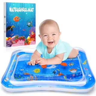 Wassermatte für Babys, aufblasbare Spielmatte für 3-9 Monate, BPA-frei, ideale Geschenke für Spaß und Wachstum