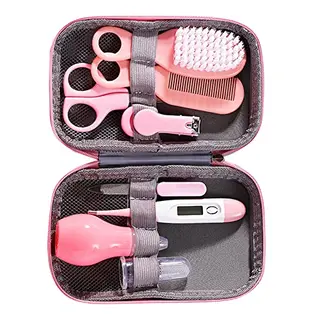 Marhynchus Baby Pflege Set: Nagelknipser, Haarbürste, Thermometer, Nasensauger, Zahnbürste