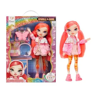Rainbow High Sparkle & Shine Dawn Modepuppe, 28 cm, mit magischen Zauberblasen, zum Spielen und Sammeln, für Kinder 4-12 Jahre