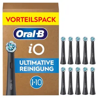 Oral-B iO Aufsteckbürsten 10 Stück Schwarz