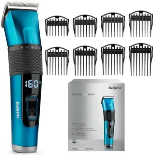 BaByliss Japanese Steel Haarschneider – Lithium-Akku, 160 Min. Laufzeit, inklusive Hartschalenkoffer, Schwarz, E990E