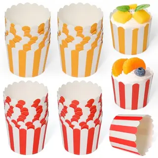 100 Stück Cupcake Wrapper Muffinförmchen für Kinder - Backen für Partys, Geburtstagsfeiern und Hochzeiten
