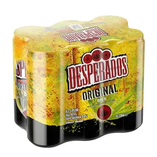 Desperados Original (6 x 0.33 l) - Multipack, 5,9% Alkohol