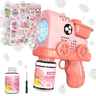 Panacare Dinosaurier Seifenblasenpistole - 5000+ Blasen/Minute, ideales Geschenk für Kinder und Partys