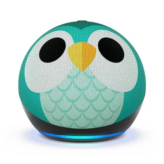 Echo Dot Kids (Neue Generation) | Smarter WLAN- und Bluetooth-Lautsprecher | Eulen-Design mit Alexa | 1 Jahr Amazon Kids+