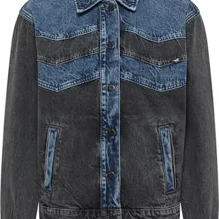 MUSTANG Damen Verona Jeansjacke, Dunkelgrau, Größe S