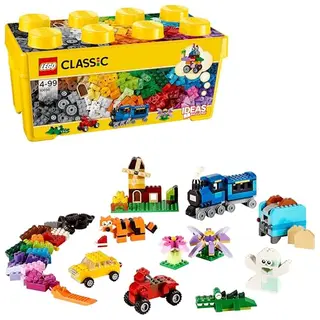 LEGO 10696 Classic Bausteine-Box für Kinder, Geschenk für Jungen und Mädchen ab 4 Jahren