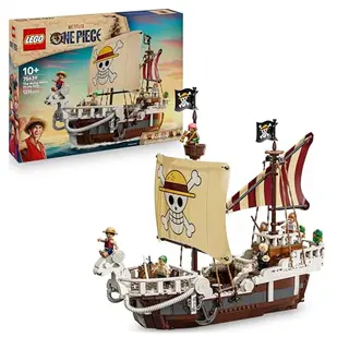 LEGO One Piece Piratenschiff Flying Lamb (Going Merry) mit 5 Minifiguren, Spielset für Kinder ab 10 Jahre