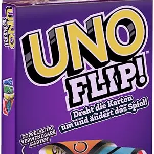 Mattel Games UNO FLIP! Kartenspiel für 2-10 Spieler ab 7 Jahren