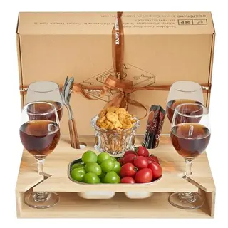 Janflyhome Couchbar – Snacktablett für mehrere Personen, ideal für Geschenke