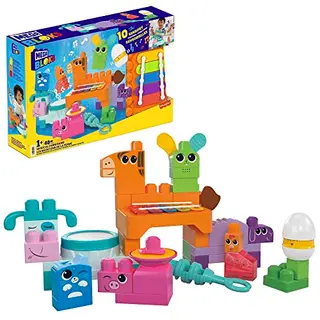 Fisher-Price Bauspielzeugset mit Musik und Bauklötzen für Kleinkinder ab 1 Jahr