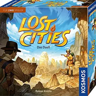 KOSMOS Lost Cities - Das Duell, spannendes Abenteuer-Brettspiel für 2 Personen ab 10 Jahren