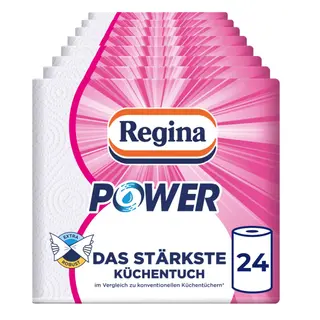 Regina Power 24 Küchenrollen Küchentücher, 2-lagig