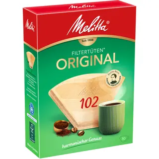 Melitta Filtertüten 102/80 naturbraun, 80 Stück