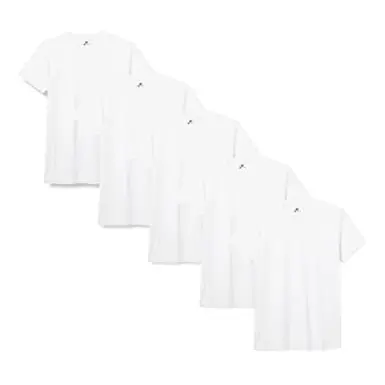Lower East Herren T-Shirt, 5x Weiß, XL
