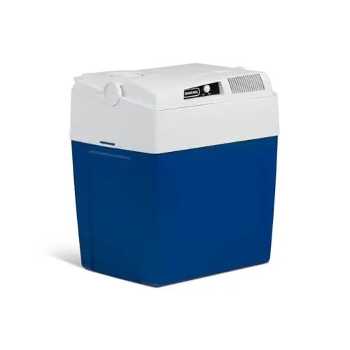 Mobicool ME27 elektrische Kühlbox 26L - Tragbar für Auto, Wohnmobil & Reisen – Blau