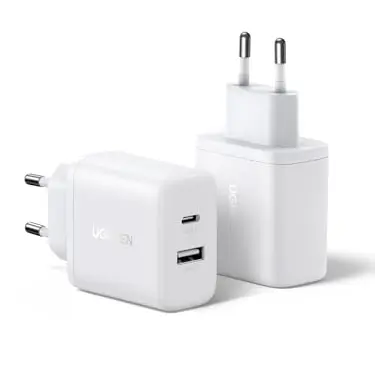 UGREEN USB C Ladegerät 2-Pack 20W Schnellladegerät für iPhone 17, iPad, Galaxy S24 und Pixel 9