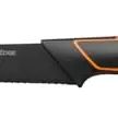 Fiskars Tomatenmesser mit gezahnter Klinge, 25 cm, Qualitätsstahl, Schwarz