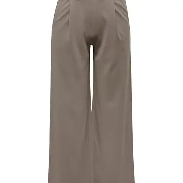 JdY Damen Culotte Jdygeggo New Long Pant Driftwood mit schwarzen Knöpfen, Größe S