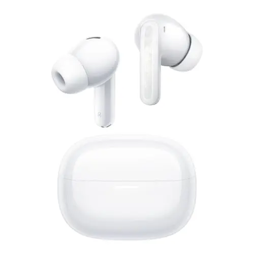 XIAOMI Redmi Buds 5 Pro In-Ear Kopfhörer mit 38 Std. Akkulaufzeit & aktiver Geräuschunterdrückung – Moonlight White