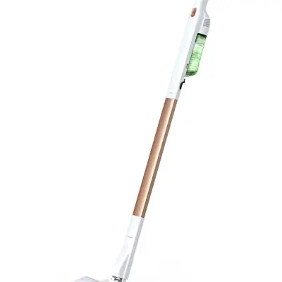 MIUZZY Kabelloser Akku Staubsauger, ultraleicht mit Schnellladung und LED-Bodenbürste für Hartböden und Tierhaare
