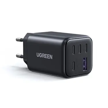 UGREEN 45W USB-C GaN Ladegerät mit 5 Ports, Schnellladegerät für Smartphone, Tablet und MacBook