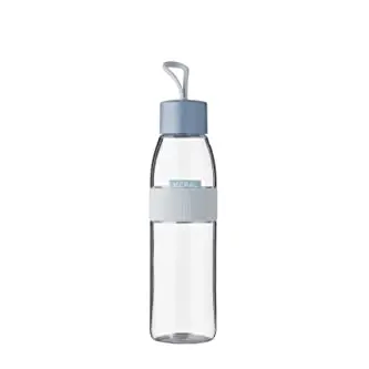 Mepal Wasserflasche Ellipse 500 ml, auslaufsicher, BPA-frei, Nordic blue