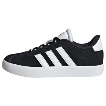 adidas Unisex Kinder VL COURT 3.0 Schuhe, Schwarz/Weiß, Größe 32 EU