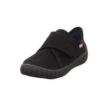 Superfit Jungen Hausschuhe, Schwarz, Größe 36