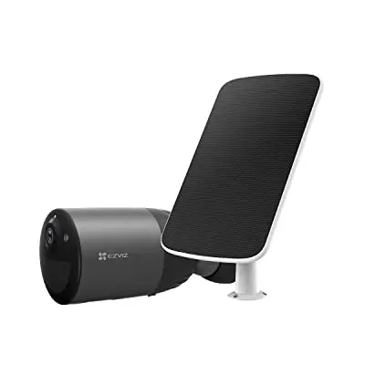 EZVIZ 4MP Akku WLAN Überwachungskamera, kabellos, 210 Tage Akkuleistung, 2K Nachtsicht, wetterfest, BC1C Kit