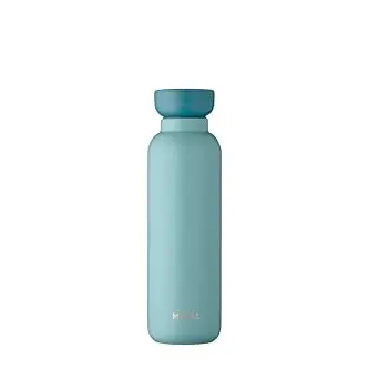 Mepal Isolierflasche Ellipse - Edelstahl, 500 ml, 12h heiß, 24h kalt, Nordic Green