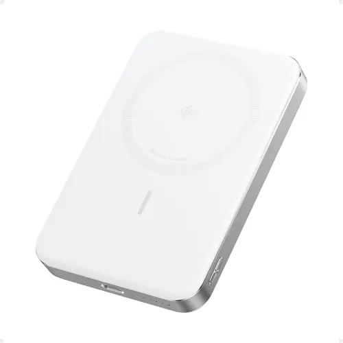 Anker MagGo Powerbank 10.000mAh - Ultra-schlankes, portables Ladegerät für iPhone 16/15/14/13, 15W MagSafe-kompatibel