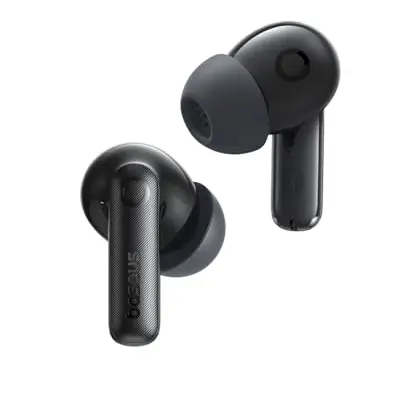 Baseus EP10 Pro In Ear Bluetooth Kopfhörer mit Noise Cancelling, 55h Spielzeit, IP55, 6-Mic Klarer Anruf