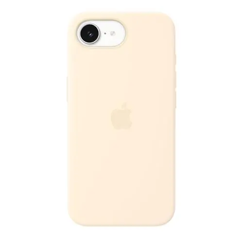 Apple iPhone 17e Silikon Case mit MagSafe – Vanille