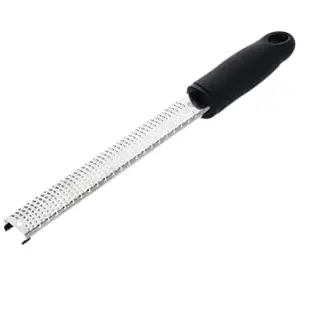 MasterChef Zester Reibe mit Edelstahlklinge und ergonomischem Griff, spülmaschinenfest