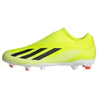 Adidas X Crazyfast League Laceless Fußballschuhe, Solar Yellow/Core Black/Cloud White, Größe 44 2/3 EU