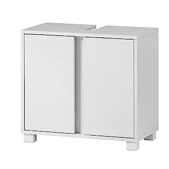 Schildmeyer Waschbeckenunterschrank Dex, weiß matt, 60 cm