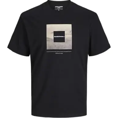 JACK&JONES Photo Print T-Shirt Kurzarm